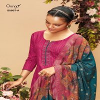 Ganga Livia S0607 Wholesale Wool Dobby printed Dress