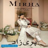 Mirha Imran Mubeen Textile embroidered Chiffon Collection