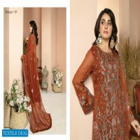 Mirha Imran Mubeen Textile embroidered Chiffon Collection