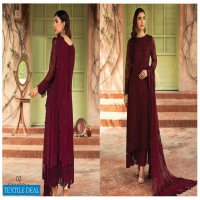 Farasha Embroidered Chiffon Collection Baroque