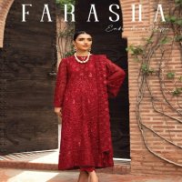 Farasha Embroidered Chiffon Collection Baroque