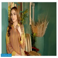 Bin Rashid Embroidered Linen With Printed Wool Shawl Chapter Vol-2 Wholesale Original Pakistani Dress