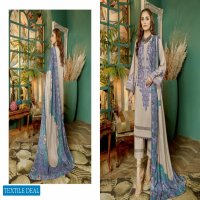 Bin Rashid Embroidered Linen With Printed Wool Shawl Chapter Vol-2 Wholesale Original Pakistani Dress