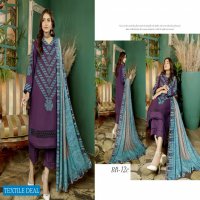 Bin Rashid Embroidered Linen With Printed Wool Shawl Chapter Vol-2 Wholesale Original Pakistani Dress