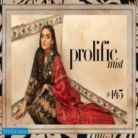 Johra Elsa Embroidered Leather Peach With Digital Printed Wool Shawl Pakistani Dress