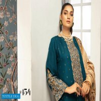 Johra Elsa Embroidered Leather Peach With Digital Printed Wool Shawl Pakistani Dress