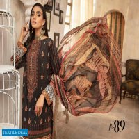 Johra Sahil Embroidered Digital Printed Viscose With Printed Chiffon Dupatta