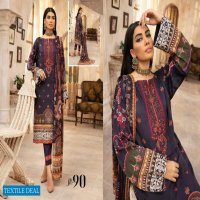 Johra Sahil Embroidered Digital Printed Viscose With Printed Chiffon Dupatta
