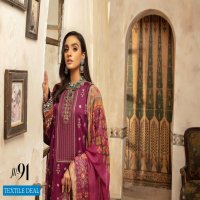 Johra Sahil Embroidered Digital Printed Viscose With Printed Chiffon Dupatta