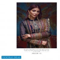 Adan Libas Barroco Velvet Embroidered Chiffon Pakistani Dress