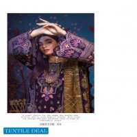 Adan Libas Barroco Velvet Embroidered Chiffon Pakistani Dress