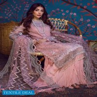 Adan Libas Barroco Velvet Embroidered Chiffon Pakistani Dress