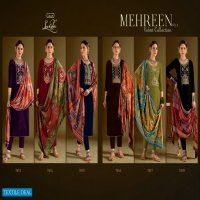 Levisha Mehreen Vol-2 Wholesale Velvet Collection Winter Dress