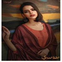 Ganga Suroor Wholesale Wool Dobby Work Winter Dress