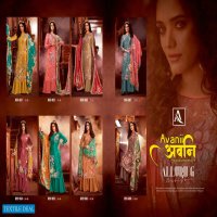 Alok Avanii Wholesale Pure Viscose Velvet Zari Coding Work Winter Dress