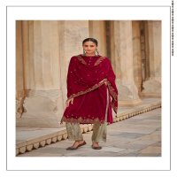 Varsha Ruh Wholesale Velvet Solid With Embroidered Salwar Kameez