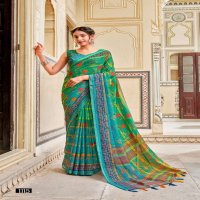 VINAMRA VISCOSE PRINTS ELEVEN VOL 2 FANCY SAREES WHOLESALER