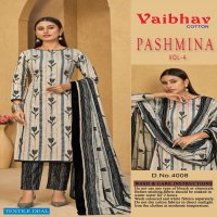 Vaibhav Cotton Pashmina Vol-4 Wholesale Winter Dress Material