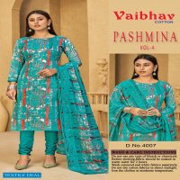 Vaibhav Cotton Pashmina Vol-4 Wholesale Winter Dress Material