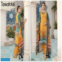 Tawakkal Opulence Luxury Cotton Vol-5 Wholesale Karachi print Dress