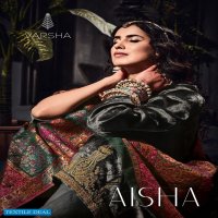 Varsha Aisha Wholesale Pure Velvet With Work Winter Salwar Kameez