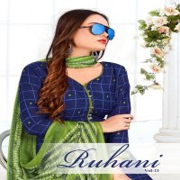 Rnx Ruhani Vol-11 Wholesale Micro Synthetic Fabrics Dress Material