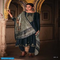Varsha Indrani Wholesale Pure Pashmina Woven Salwar Kameez