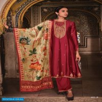 Varsha Indrani Wholesale Pure Pashmina Woven Salwar Kameez