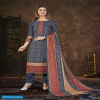 Bipson Preeto 1665 Wholesale Pashmina Winter Dress