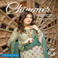 Charizma Chimmer Vol-6 Embroidered Chiffon Collection 2021