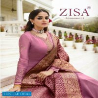 ZISA BANARASI VOL 11 BY MEERA SATIN GEORGETTE EXCLUSIVE FANCY SUITS