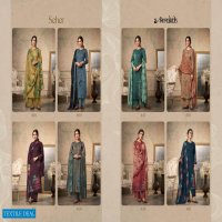 S-NIRUKTH SEHER PASHMINA DESIGNER PRINTED WORK DRESS MATERIALS