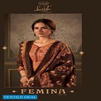 LEVISHA FEMINA VOL 12 PASHMINA KANI PRINTED DRESS MATERIALS