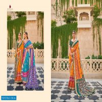 Rewaa Nandi Wholesale Patola Fabrics Sarees