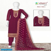 Vinay NCS-106 Wholesale Georgette Embroidery Salwar Kameez