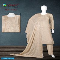 Vinay NCS-130 Wholesale Dola With Embroidery Salwar Kameez