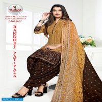 Vandana Bandhej Patiyala Vol-3 Wholesale Cotton Dress Material