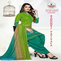 Vandana Bandhej Patiyala Vol-3 Wholesale Cotton Dress Material