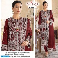 Zarqash Qalamkar Z-2054 Colour Wholesale Pakistani Concept Dress