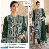 Zarqash Qalamkar Z-2054 Colour Wholesale Pakistani Concept Dress