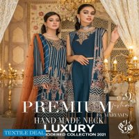 Maryam's Premium Festive Vol-9 Hand Made Neck Luxury Embroidered Collection 2021