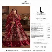 Afrozeh Hayat Wholesale Designer Original Pakistani Dress
