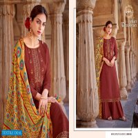 Harshit Rameena Wholesale Pure Wool Pashmina Winter Dress Material