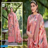 Alok Surmayee wholesale Pure Wool Pashmina Embroidered Salwar Kameez