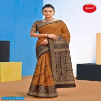 APPLE PRESENT BATIQ VOL 3 CHANDERI COTTON PRINTED SAREES