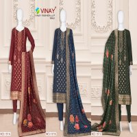 Vinay NCS-157 Wholesale Russian Jacquard Salwar Kameez