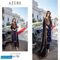 Azure Velvet Winter Collection 2Piece Designer Pakistani Catalogs