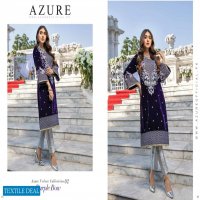 Azure Velvet Winter Collection 2Piece Designer Pakistani Catalogs