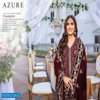 Azure Velvet Winter Collection 2Piece Designer Pakistani Catalogs