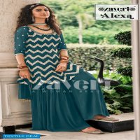 ZAVERI ALEXA VOL 1 FULL STITCH DESIGNER PLAZO SALWAR KAMEEZ